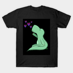 Bisexual Pride Dinosaur T-Shirt